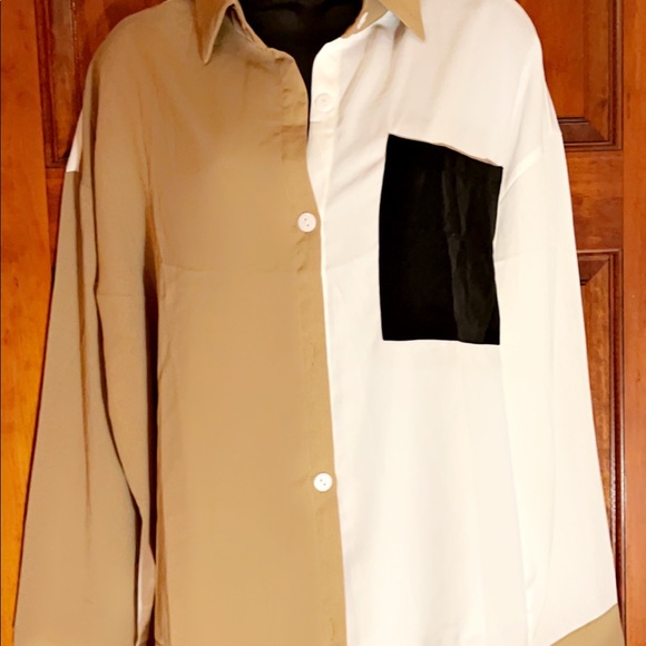 Two tone button down - Picture 2 of 3
